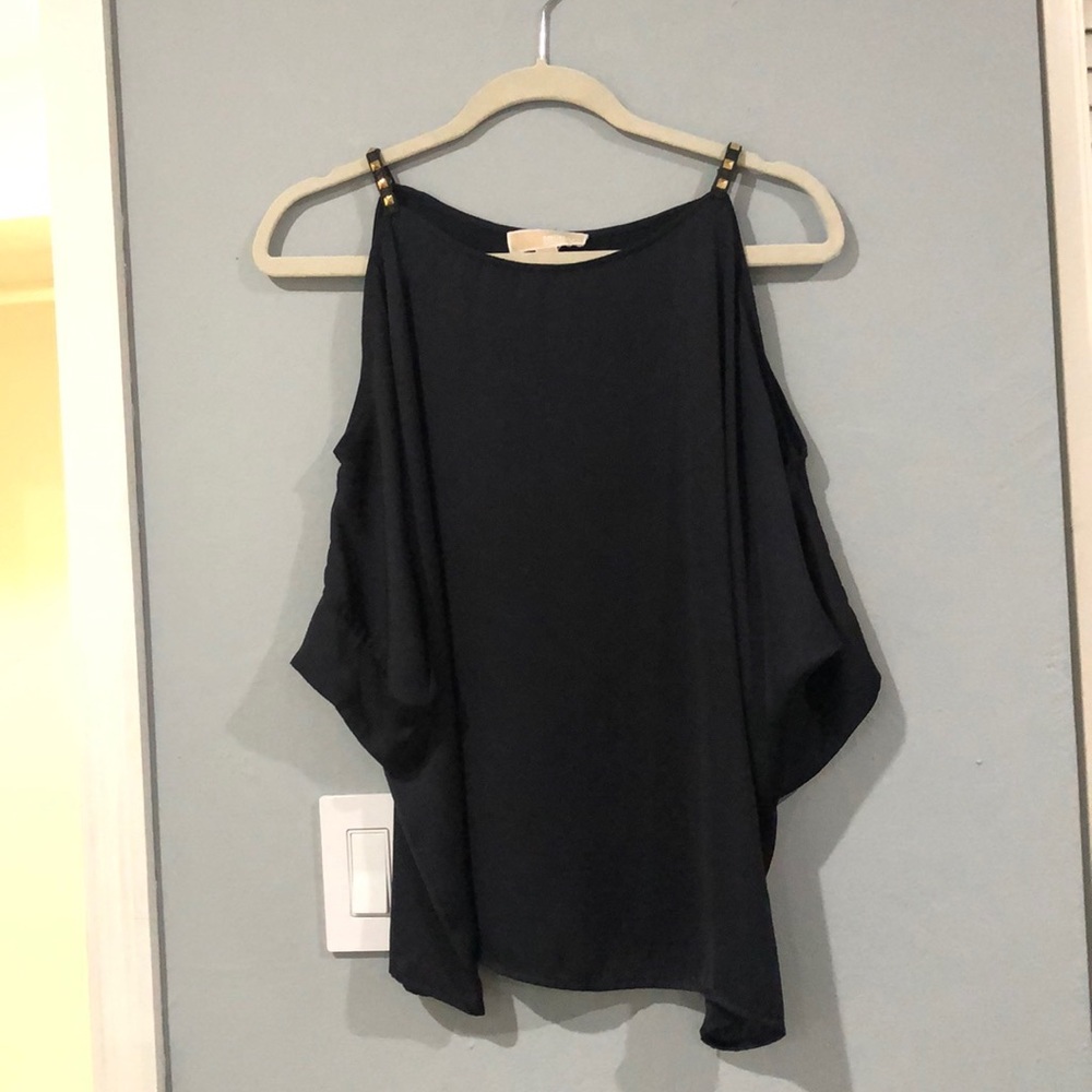 Michael Kors, navy blue blouse